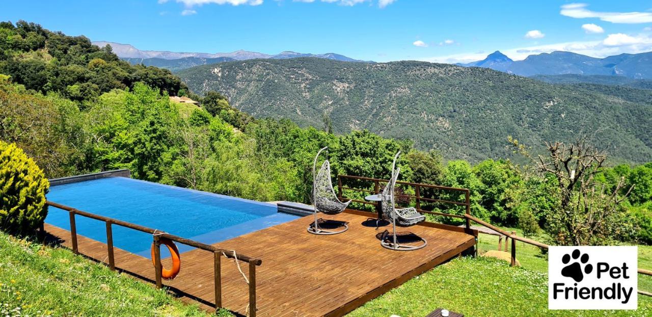 Hotel Rural & Spa Mas Prat La Vall de Bianya Buitenkant foto