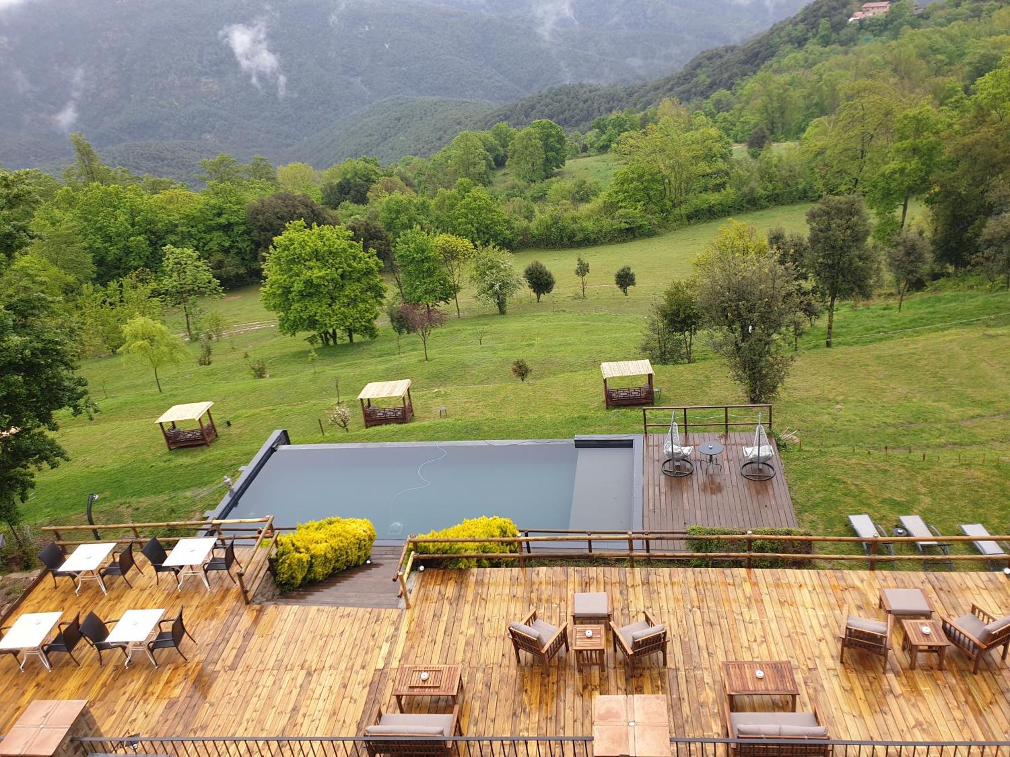 Hotel Rural & Spa Mas Prat La Vall de Bianya Buitenkant foto